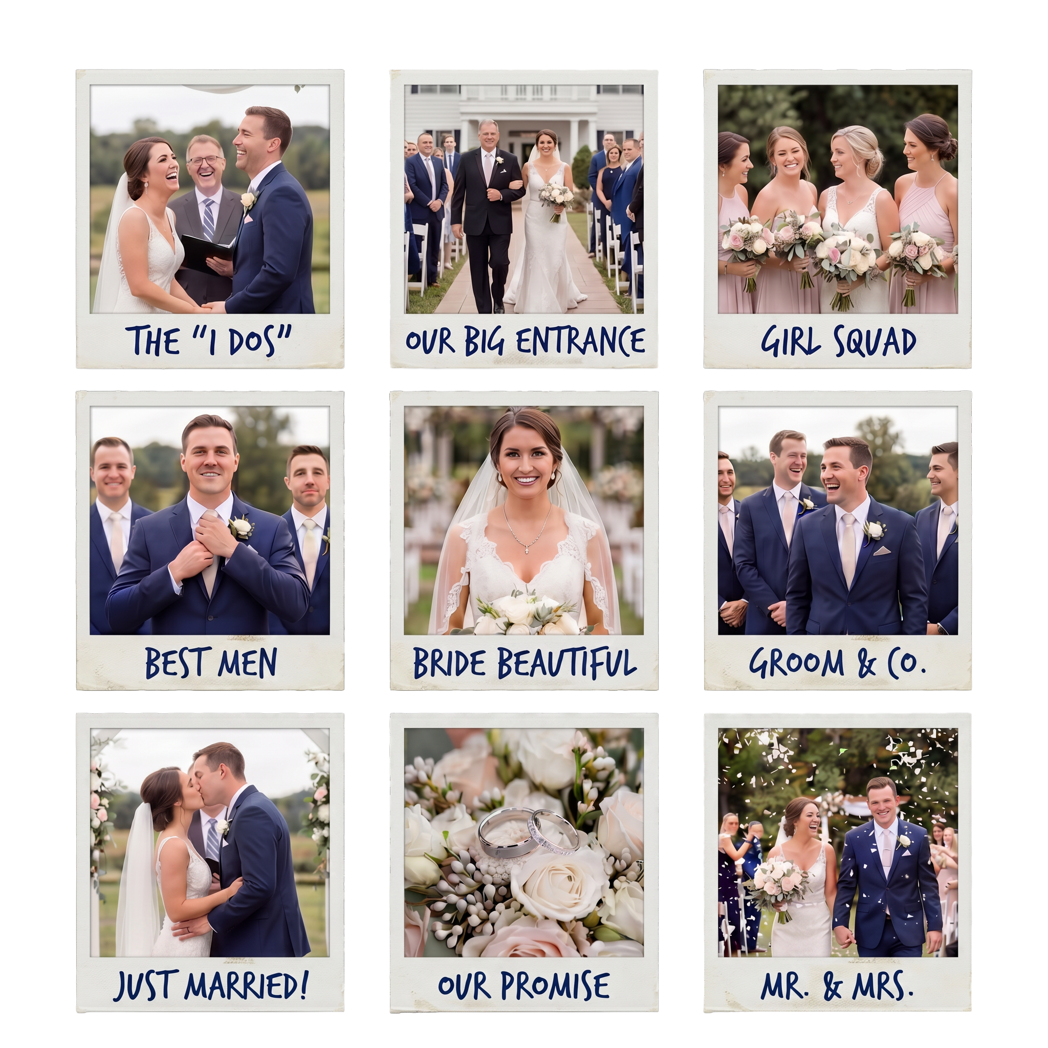 2" x 2" custom photo magnets